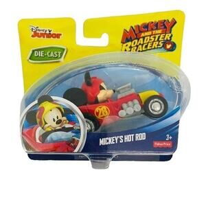 Fisher Price Disney Jr Die Cast Mickey Roadster Racer Car